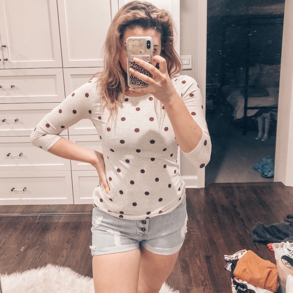3/4 sleeve top